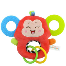 Мягкая игрушка - прорезыватель Счастливая обезьянка оптом (код товара: 51401)