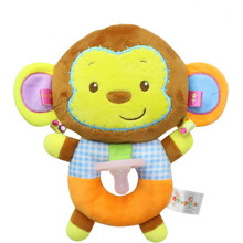 М'яка іграшка-соска Коричнева мавпочка оптом (код товара: 51424)