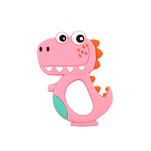 Прорезыватель Динозавр, розовый оптом (код товара: 51465)
