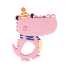Прорезыватель Крокодил, розовый (код товара: 51468)