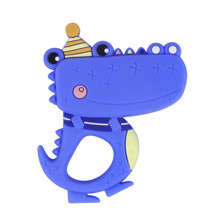 Прорезыватель Крокодил, синий (код товара: 51469)