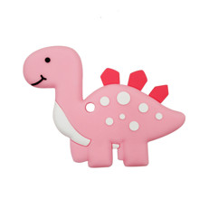 Прорезыватель Динозаврик, розовый оптом (код товара: 51557)