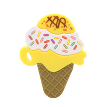 Прорезыватель Мороженое, желтый оптом (код товара: 51583)