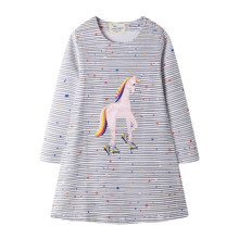 Платье для девочки Единорог и звёзды оптом (код товара: 51670)