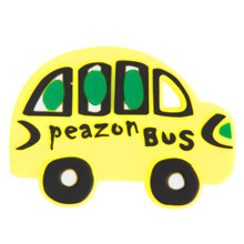 Прорезыватель Автобус, желтый оптом (код товара: 51608)