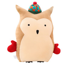 Мягкая игрушка - подушка Филин в шапочке, 40 см оптом (код товара: 51761)