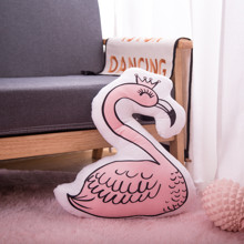 Мягкая игрушка - подушка Сонный фламинго, 50см оптом (код товара: 51742)