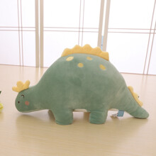 Мягкая игрушка - подушка Плюшевый динозавр, зелёный, 33см оптом (код товара: 51867)