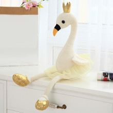 М'яка іграшка - Фламінго-балерина, білий, 60см оптом (код товара: 51853)