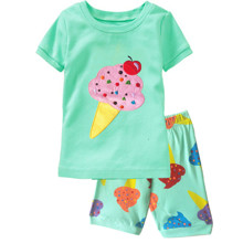 Пижама для девочки Разноцветное мороженое оптом (код товара: 51906)