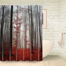 Штора для ванной Осенний лес 180 х 180 см  (код товара: 51979)