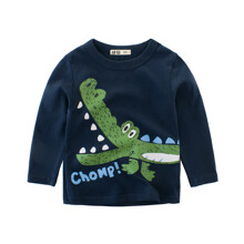 Лонгслив для мальчика Радостный крокодил (код товара: 52203)
