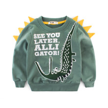 Свитшот для мальчика зеленый See You later, Alligator! оптом (код товара: 52200)