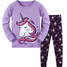 Пижама для девочки Shy unicorn оптом (код товара: 52477)