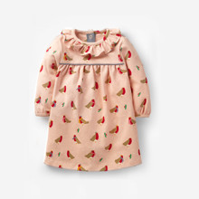 Платье для девочки Малыши снегири оптом (код товара: 52585)