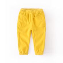 Штани дитячі флісові Класика, жовтий (код товара: 52534)