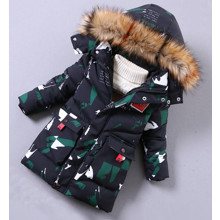 Куртка зимова дитяча Зелені уламки оптом (код товара: 52623)