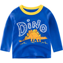 Лонгслів для хлопчика синій Dino оптом (код товара: 52739)