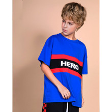 Футболка для мальчика Hero, синий оптом (код товара: 52858)