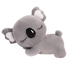 М'яка іграшка - подушка Сумчастий ведмедик, сірий, 60см оптом (код товара: 52879)