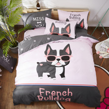 Комплект постельного белья French Bulldog (полуторный) (код товара: 53172)