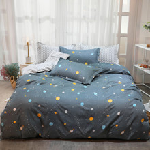 Комплект постельного белья Бесконечный космос (двуспальный-евро) (код товара: 53282)