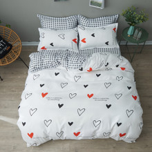Комплект постельного белья Hearts (двуспальный-евро) (код товара: 53270)