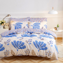 Комплект постельного белья Абстрактные цветы (двуспальный-евро) оптом (код товара: 53305)