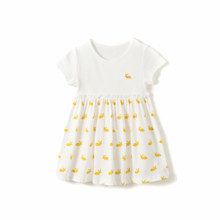 Платье для девочки Желтые зайцы (код товара: 53682)