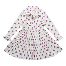 Платье для девочки Фиолетовый горошек (код товара: 53824)