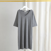 Плаття домашнє жіноче Classic, сірий оптом (код товара: 54065)