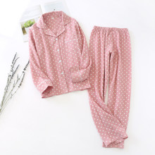 Піжама жіноча Горошинка, рожевий оптом (код товара: 54108)