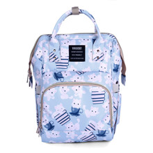 Сумка - рюкзак для мами Білі котики оптом (код товара: 54247)