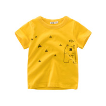Футболка детская Медведь, желтый оптом (код товара: 54355)