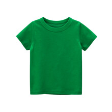 Футболка дитяча зелена Plain оптом (код товара: 54317)