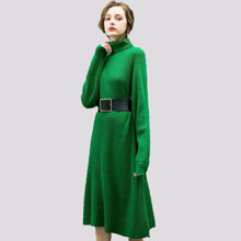 Плаття жіночe в'язане Green оптом (код товара: 54751)