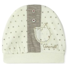 Велюрова шапка для новонародженого Caramell (код товара: 5503)
