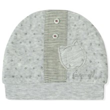 Велюрова шапка для новонародженого хлопчика Caramell (код товара: 5502)
