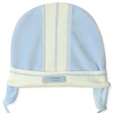Велюрова шапка для новонародженого хлопчика Caramell (код товара: 5516)