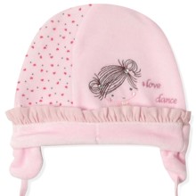 Велюрова шапка для новонародженої дівчинки Caramell  оптом (код товара: 5519)