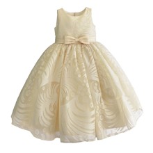 Плаття для дівчинки Ажур, молочний оптом (код товара: 55036)