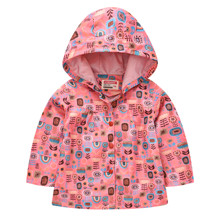 Куртка-вітрівка для дівчинки Квітковий орнамент оптом (код товара: 55328)