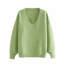 Пуловер женский вязаный с v-образным вырезом Rest (код товара: 55445)