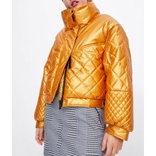 Куртка жіноча стьобана з високим коміром Sunny оптом (код товара: 55560)