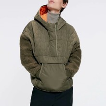 Куртка жіноча з капюшоном і кишенею спереду Nature оптом (код товара: 55571)