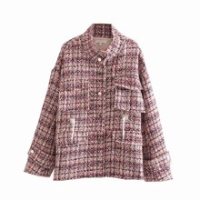 Куртка жіноча з твідової тканини Vintage (: 55572)
