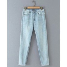 Джинсы женские boyfriend jeans Calm, голубой оптом (код товара: 55799)