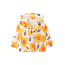 Куртка-вітрівка для дівчинки Yellow flowers оптом (код товара: 55789)