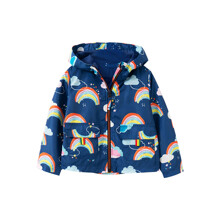 Куртка-вітрівка для дівчинки Rainbow оптом (код товара: 55826)