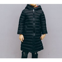 Куртка дитяча демісезонна подовжена Black Cloud оптом (код товара: 55900)